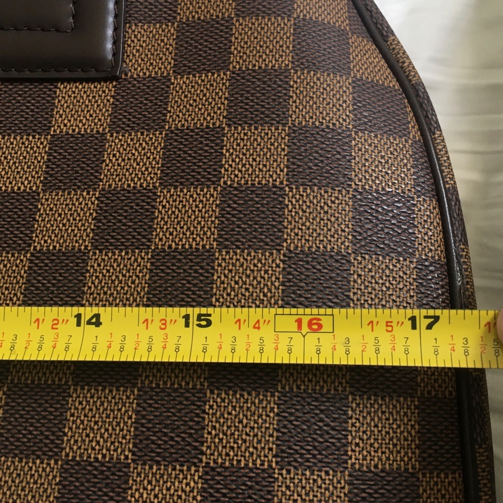 AUTHENTIC -LOUIS VUITTON  NOLITA DAMIER EBENE -CARRY-ON /TOTE /BAG - Picture 9 of 11